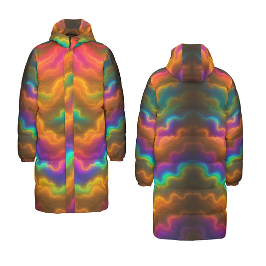 Unisex Long Down Jacket
