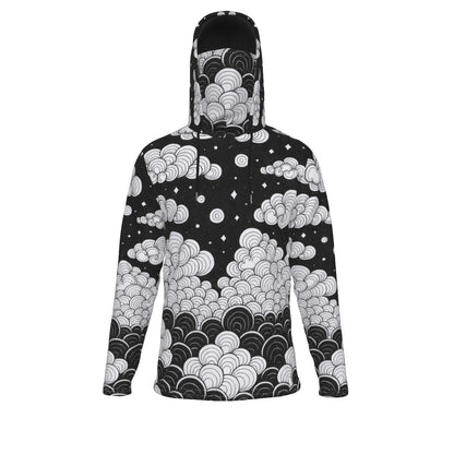 Men's Pullover Hoodie With Mask - view 1