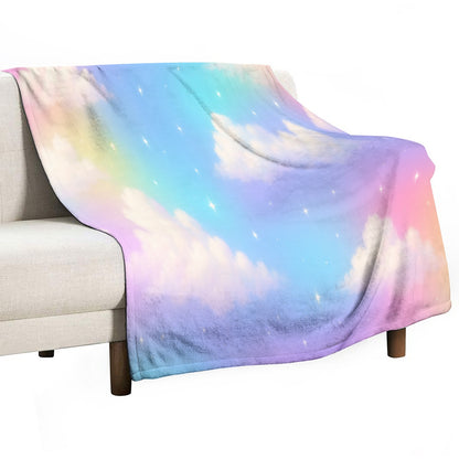 Unisex Single-Side Printing Flannel Blanket