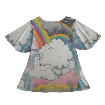Women's Round Neck T-shirt With Short Sleeve