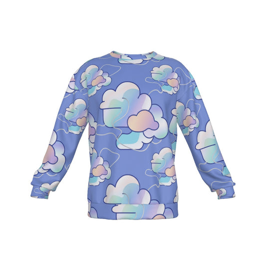 Men's Drop Shoulder Round Neck Long-Sleeved Sweatshirt