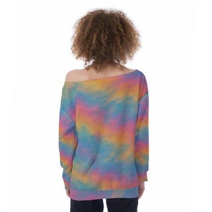 Women's Off-Shoulder Sweatshirt