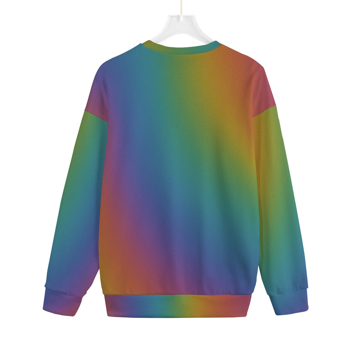 Unisex Drop-shoulder Knitted Fleece Sweater - view 2