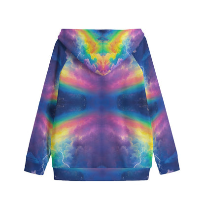 Unisex Kid's Zip Up Raglan Sleeve Hoodie | 310GSM Cotton