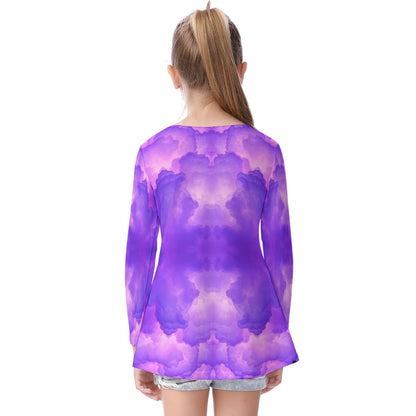 Unisex Kid's Long Sleeve O-neck T-shirt