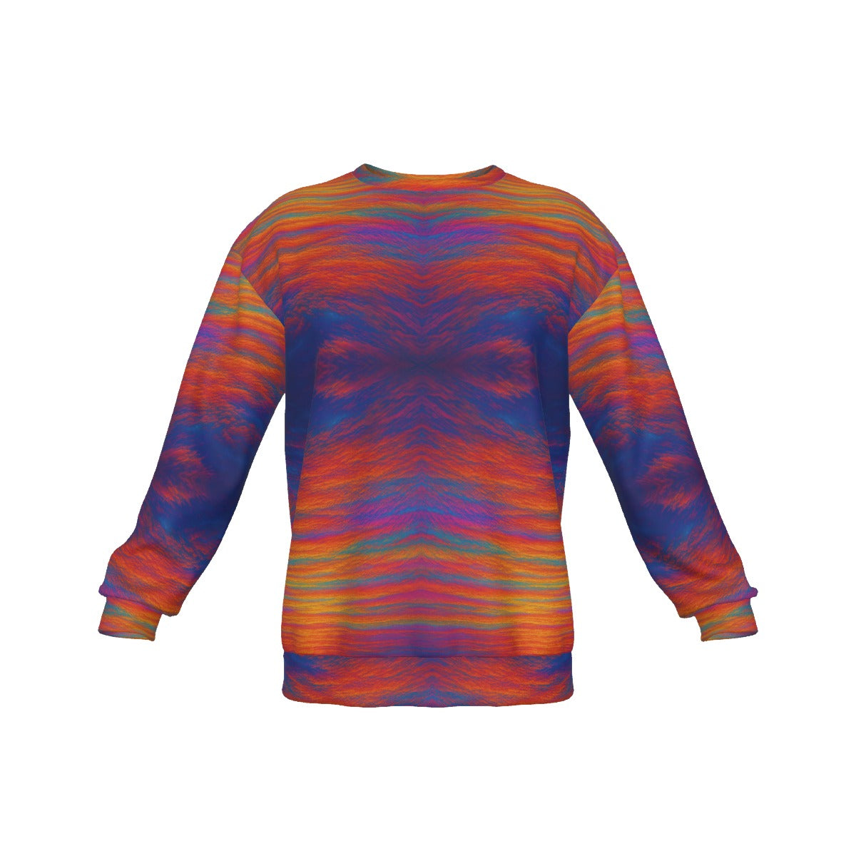 Men's Drop Shoulder Round Neck Long-Sleeved Sweatshirt