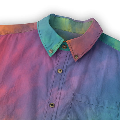 Men's Casual Lapel Long Sleeve Shirt|125GSM Cotton