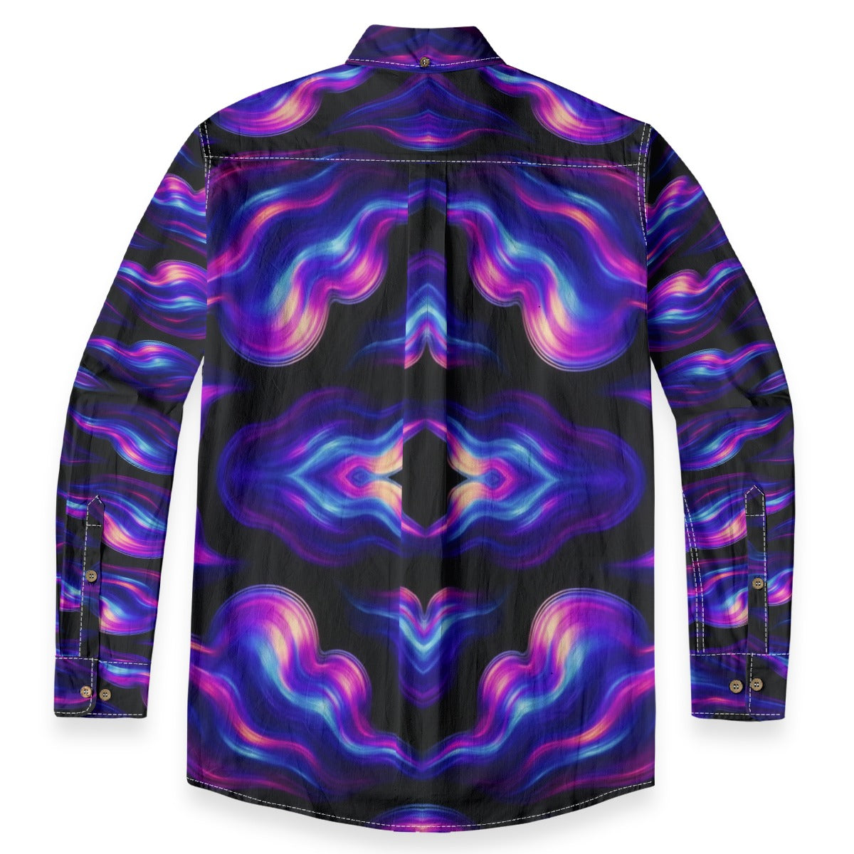 Men's Casual Lapel Long Sleeve Shirt|125GSM Cotton