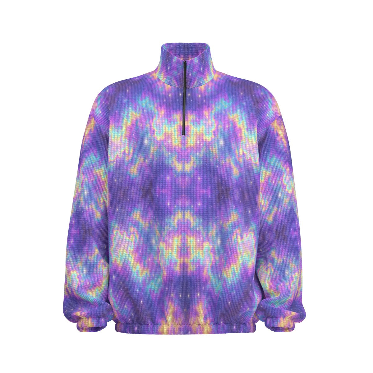 Unisex Turtleneck Zippered Sweatshirt