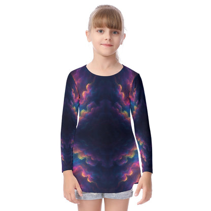 Unisex Kid's Long Sleeve O-neck T-shirt