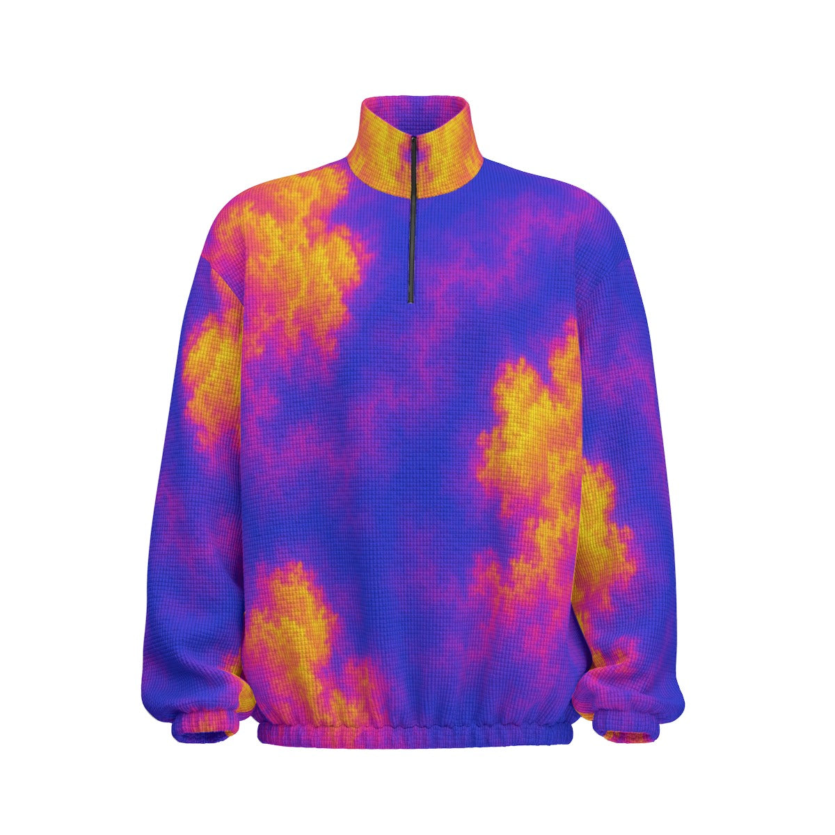 Unisex Turtleneck Zippered Sweatshirt