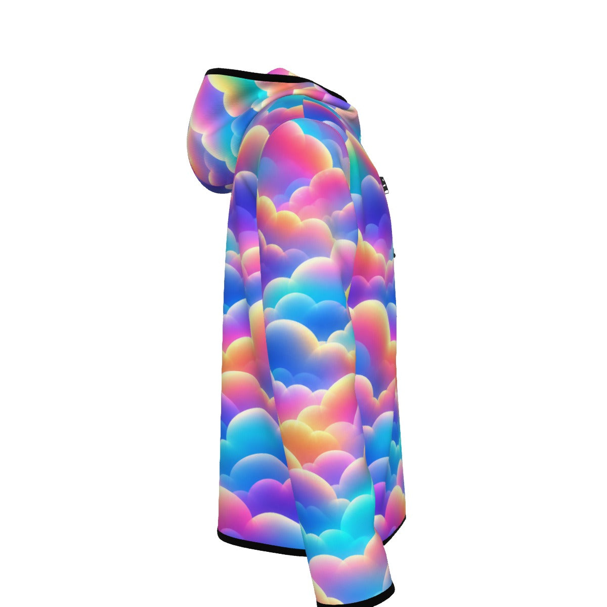 Men's Stylish Hoodie with Thumb Hole Design - view 3