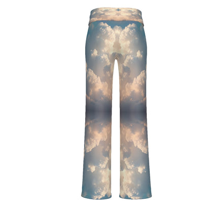 Women's High-waisted Straight-leg Trousers