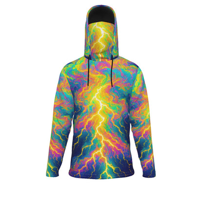 Men's Pullover Hoodie With Mask - view 1