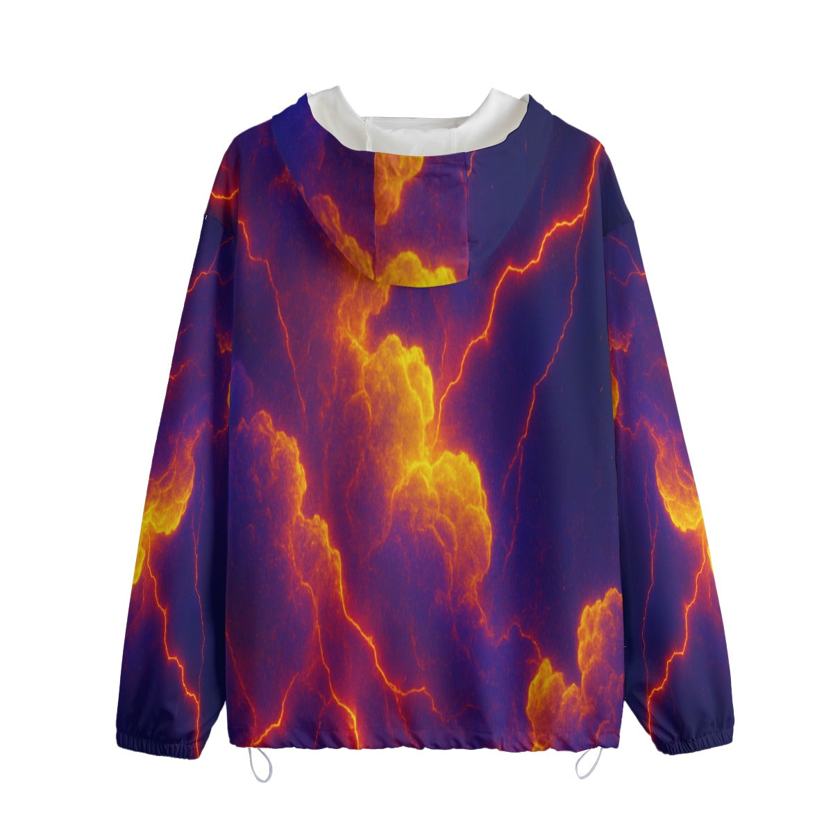 Unisex Pullover Jacket With Zipper Closure