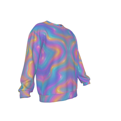 Men's Drop Shoulder Round Neck Long-Sleeved Sweatshirt