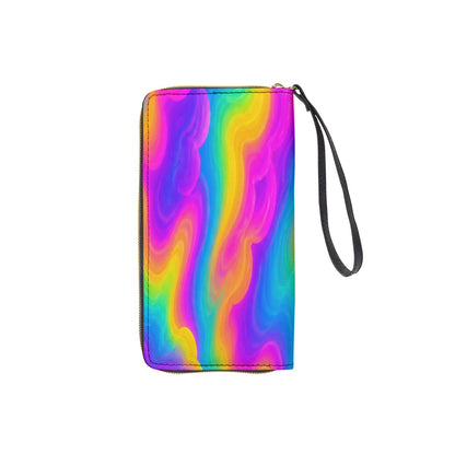 Long Wallet With Black Hand Strap