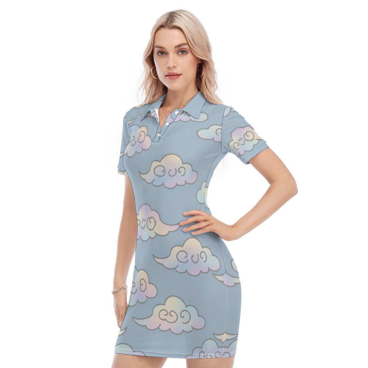 Women's Polo Collar Dress