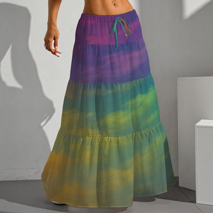 Women's Pleated Long Skirt