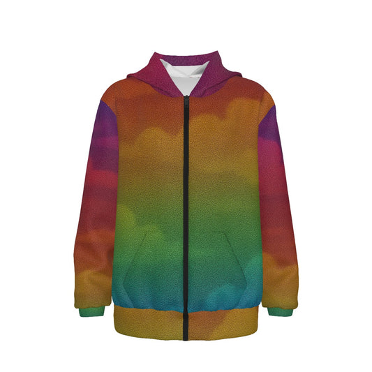 Unisex Kid's Heavy Fleece Zip Up Hoodie