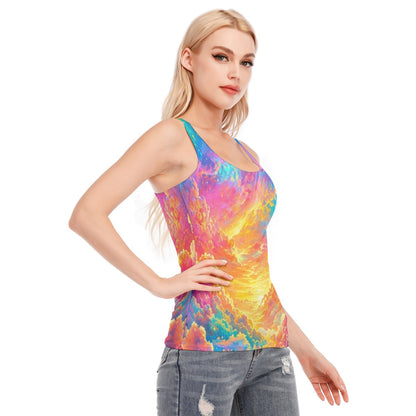 Women's Racer Vest | 190GSM Cotton