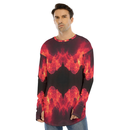 Men's Fingerless Long Sleeve T-shirt