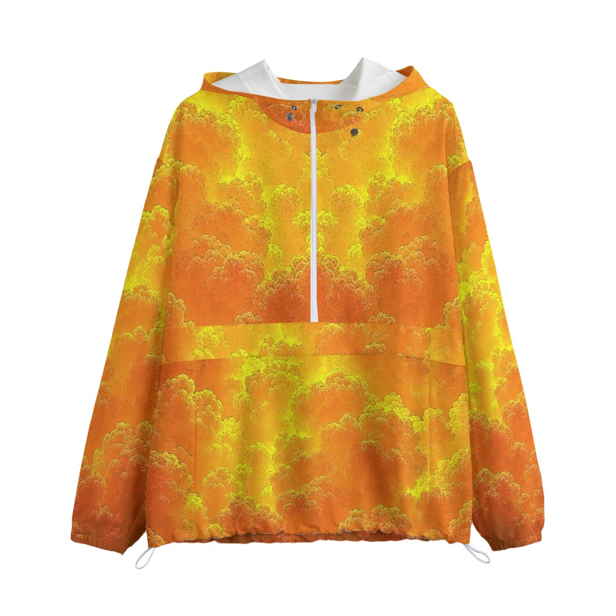 Unisex Pullover Jacket With Zipper Closure