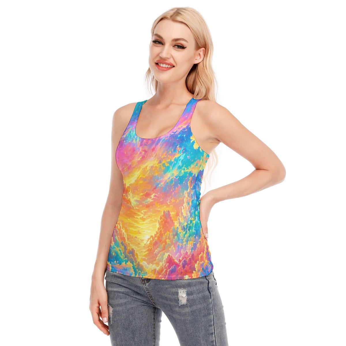 Women's Racer Vest | 190GSM Cotton