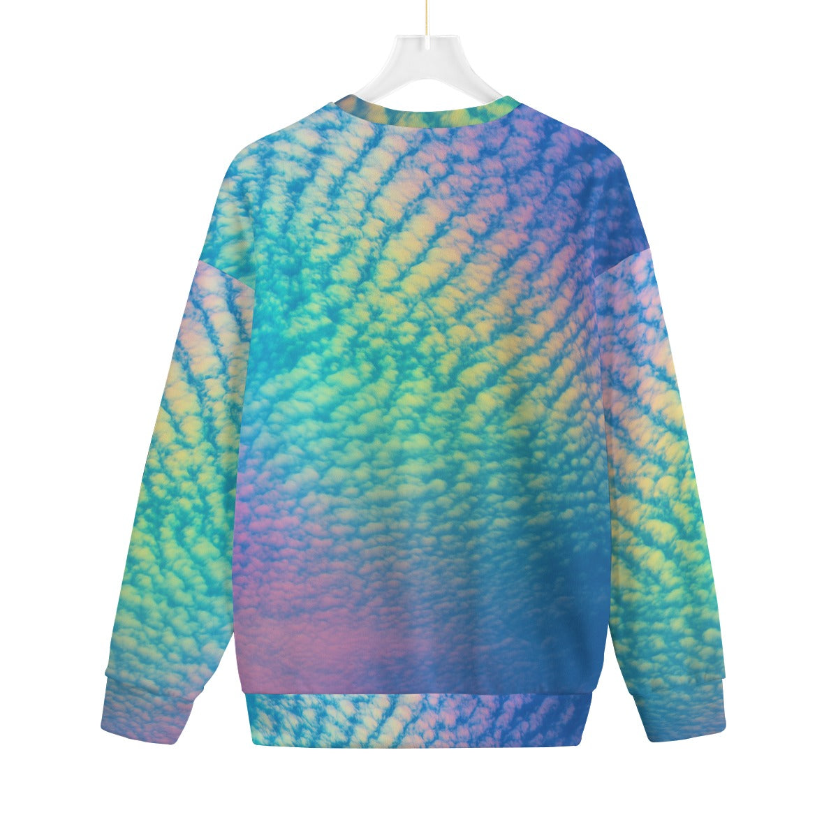 Unisex Drop-shoulder Knitted Fleece Sweater - view 2