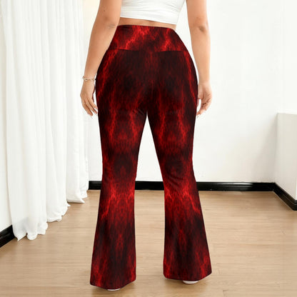 All-over print Women's Flare Yoga Pants