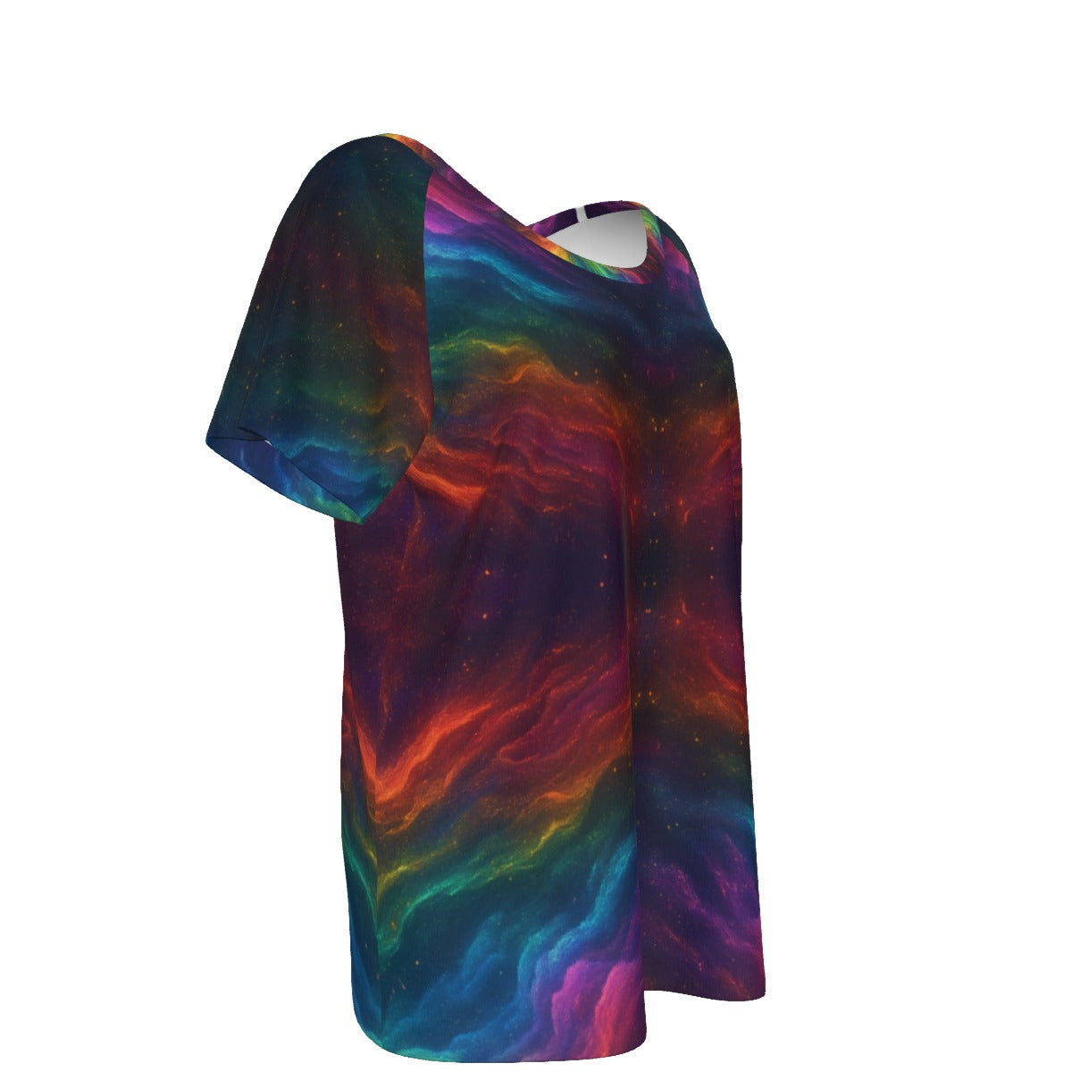 Women's Round Neck T-shirt With Raglan Sleeve