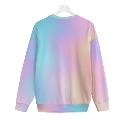 Unisex Drop-shoulder Knitted Fleece Sweater - view 2