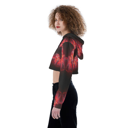 Women's Crop Top Hoodie