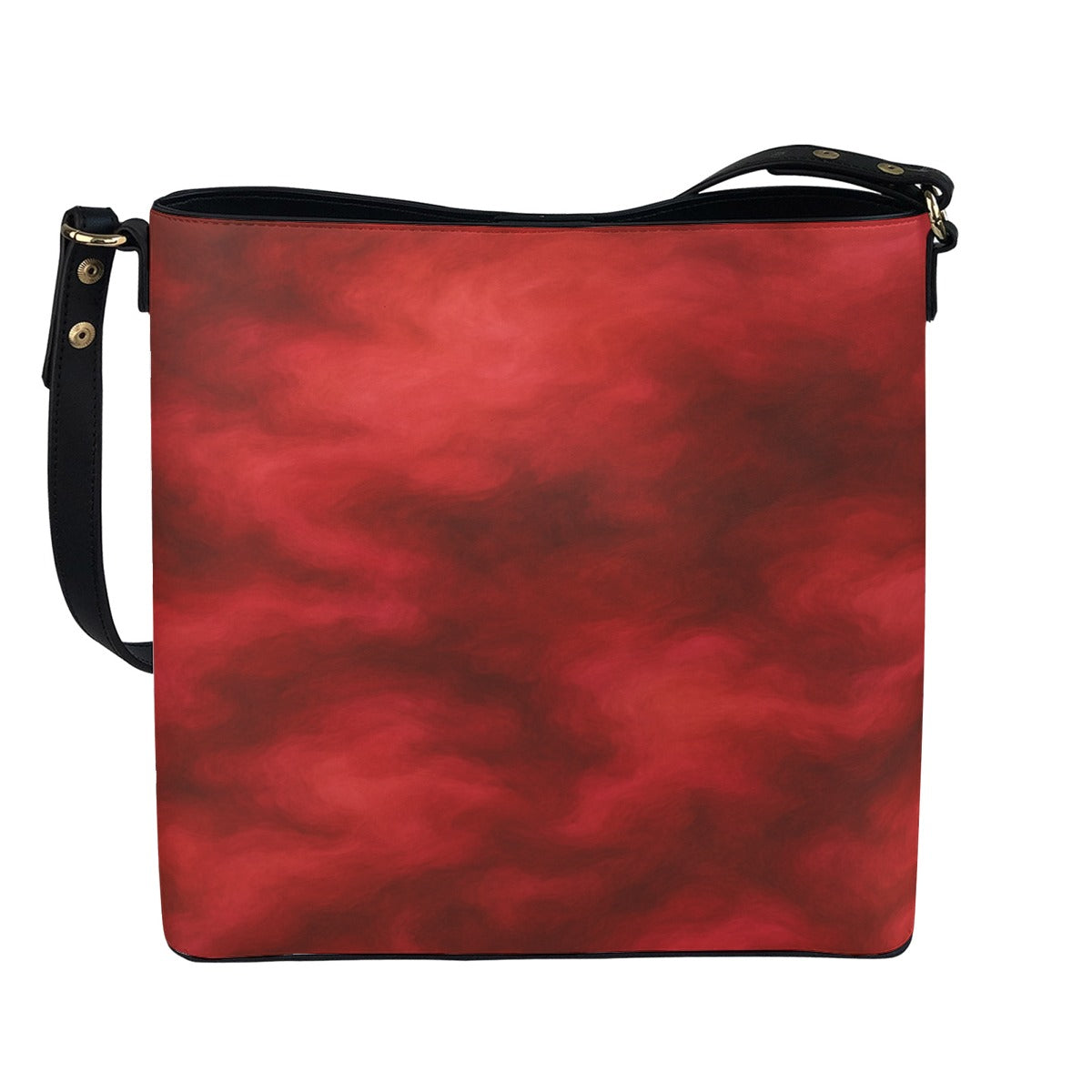 Unisex Minimalist Square Crossbody Bucket Bag