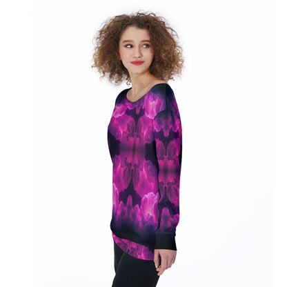 Women's Off-Shoulder Sweatshirt
