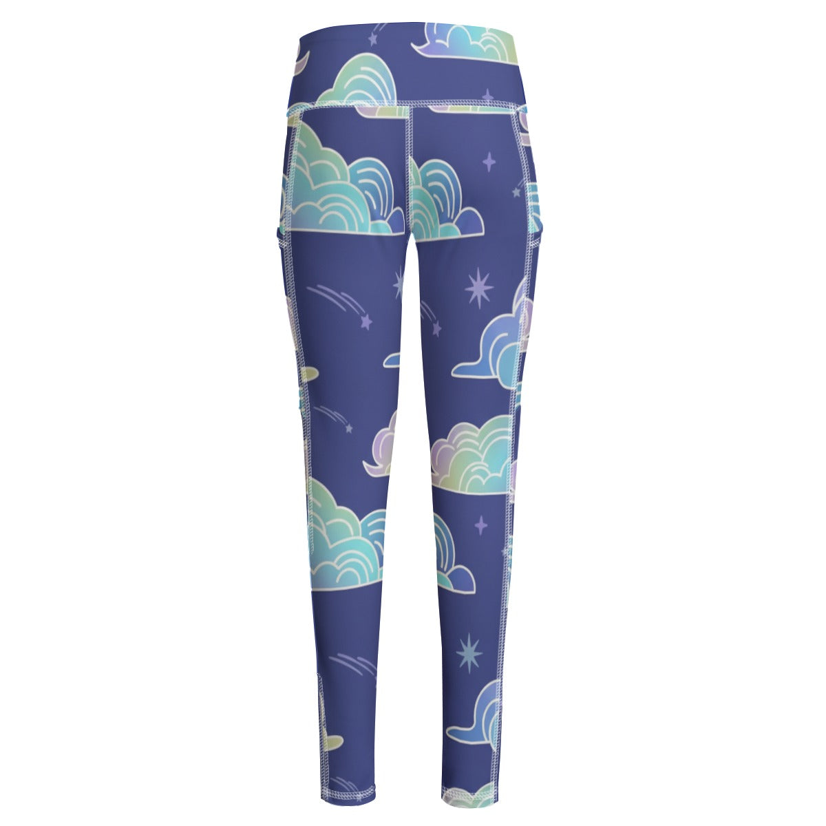 Functional Women's Yoga Leggings With Side Pockets|210GSM