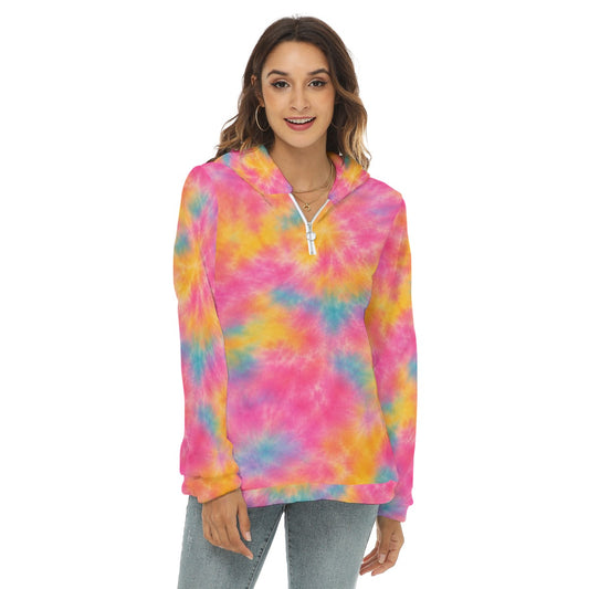 Women’s Borg-Fleece Half-Zip Hoodie - view 1