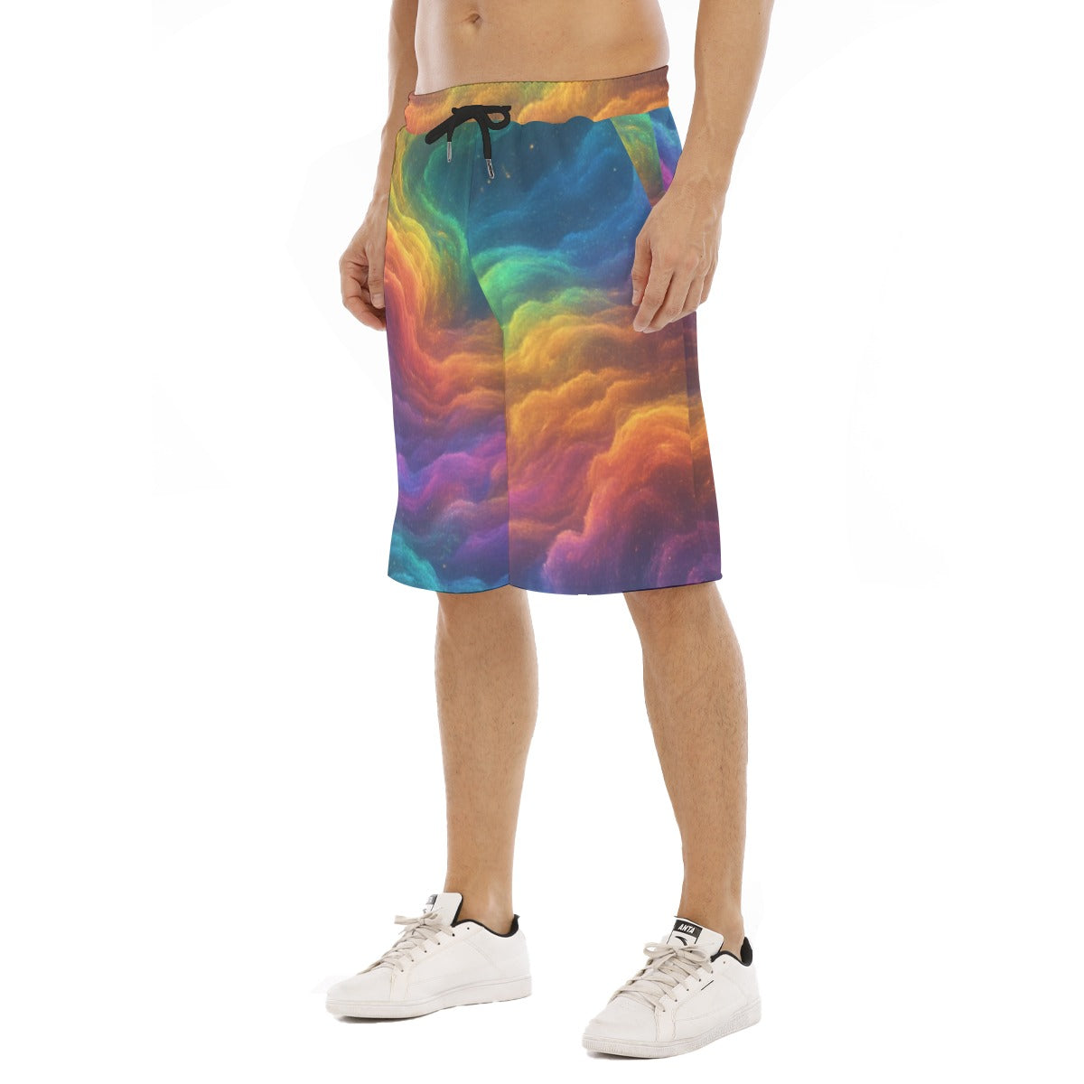 Men's Tether Loose Shorts With Pocket