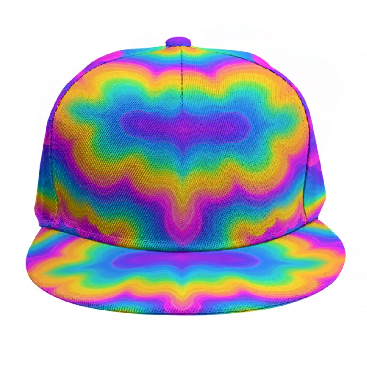 Baseball Cap With Flat Brim