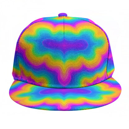 Baseball Cap With Flat Brim