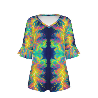 Women's T-shirt With Bell Sleeve