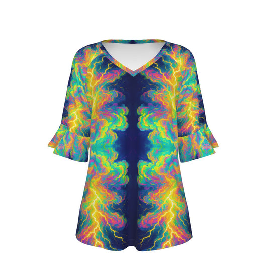 Women's T-shirt With Bell Sleeve