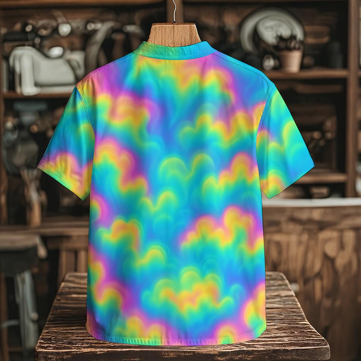 Men's Henley Shirt With Chest Pocket