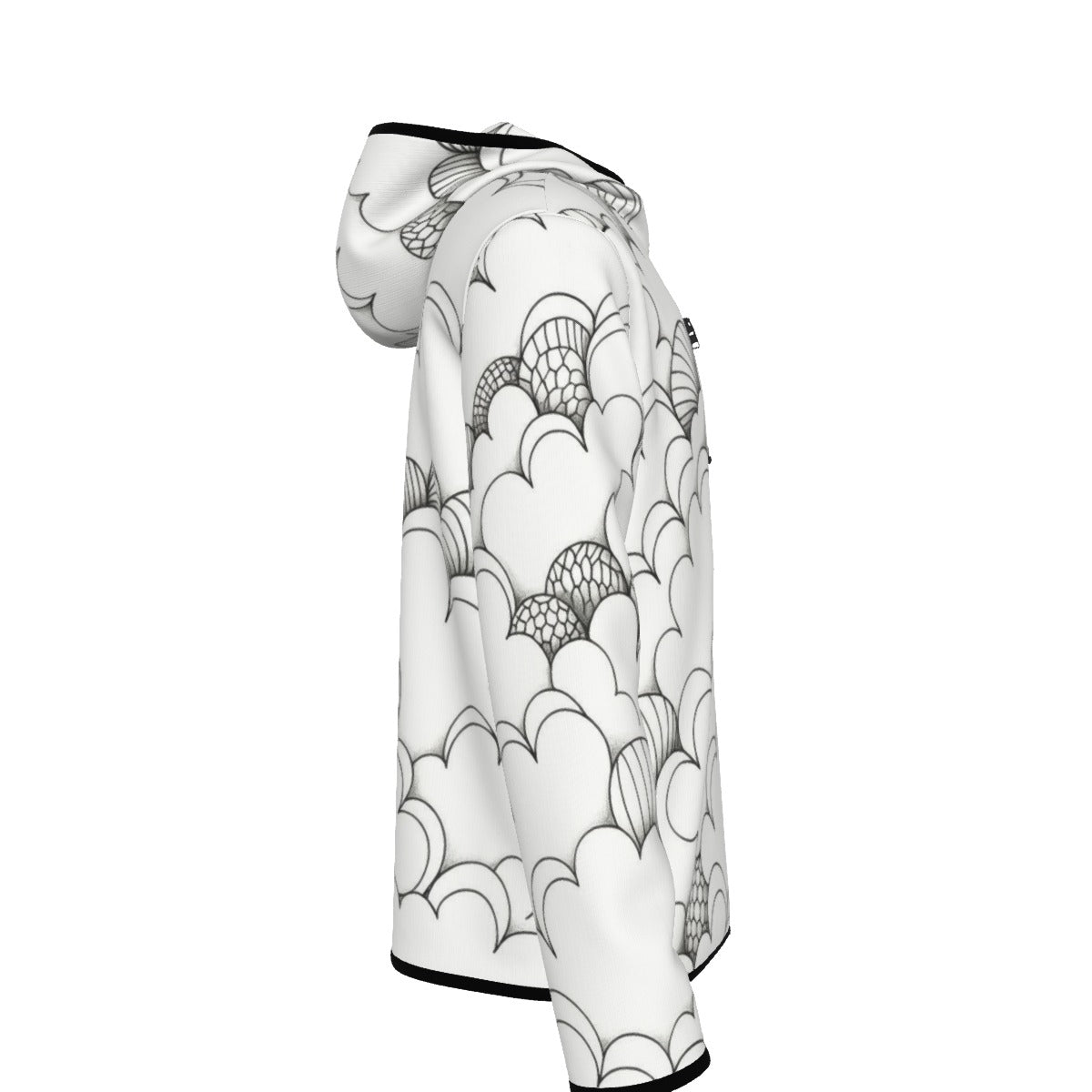 Men's Stylish Hoodie with Thumb Hole Design - view 3