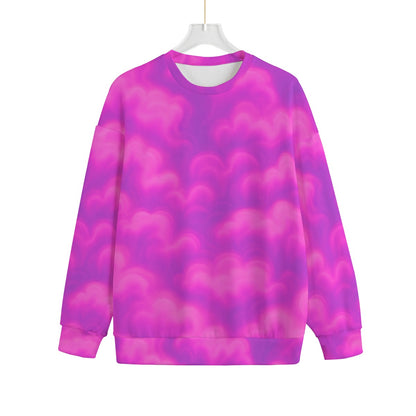 Unisex Drop-shoulder Knitted Fleece Sweater - view 1