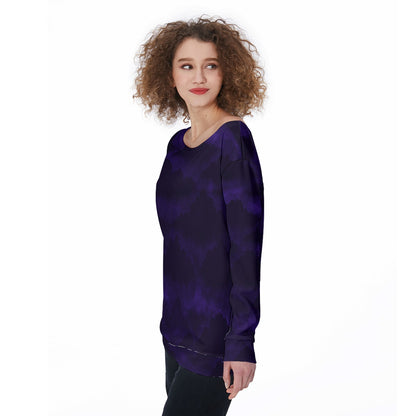 Women's Off-Shoulder Sweatshirt