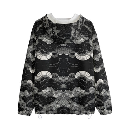 Unisex Pullover Jacket With Zipper Closure