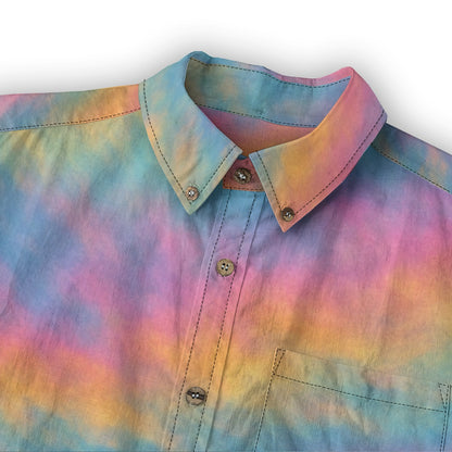 Men's Casual Lapel Long Sleeve Shirt|125GSM Cotton