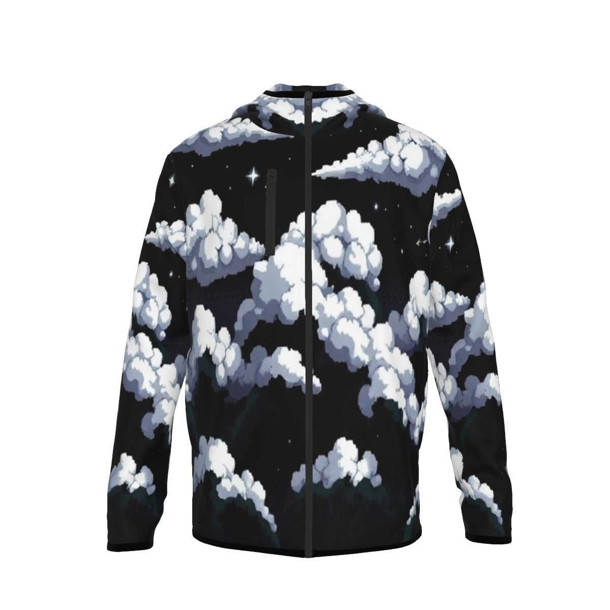 Men's Stylish Hoodie with Thumb Hole Design - view 1
