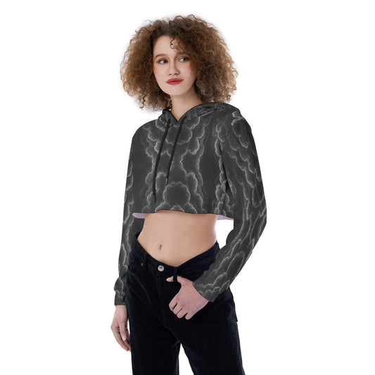 Women's Crop Top Hoodie